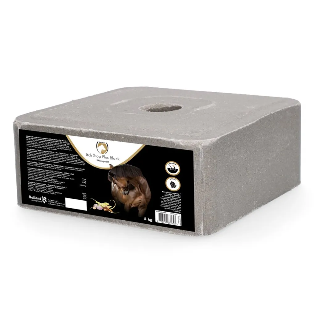 Excellent Horse Itch Stop Plus Block 5 kg: Cura della Pelle Equina