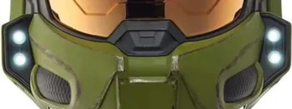 Casque Master Chief HALO Finition Premium - Visière Or et LED Intégrées - 3