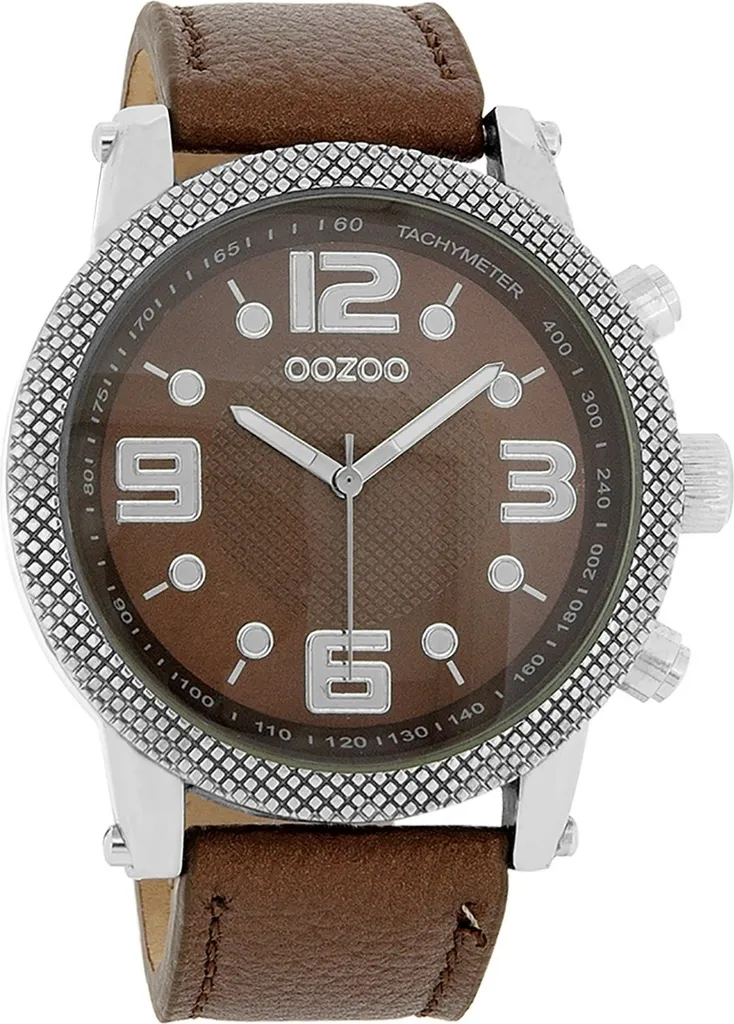 Orologio Oozoo Vintage UOC3132A: Cinturino in Pelle Marrone Top Class - 1