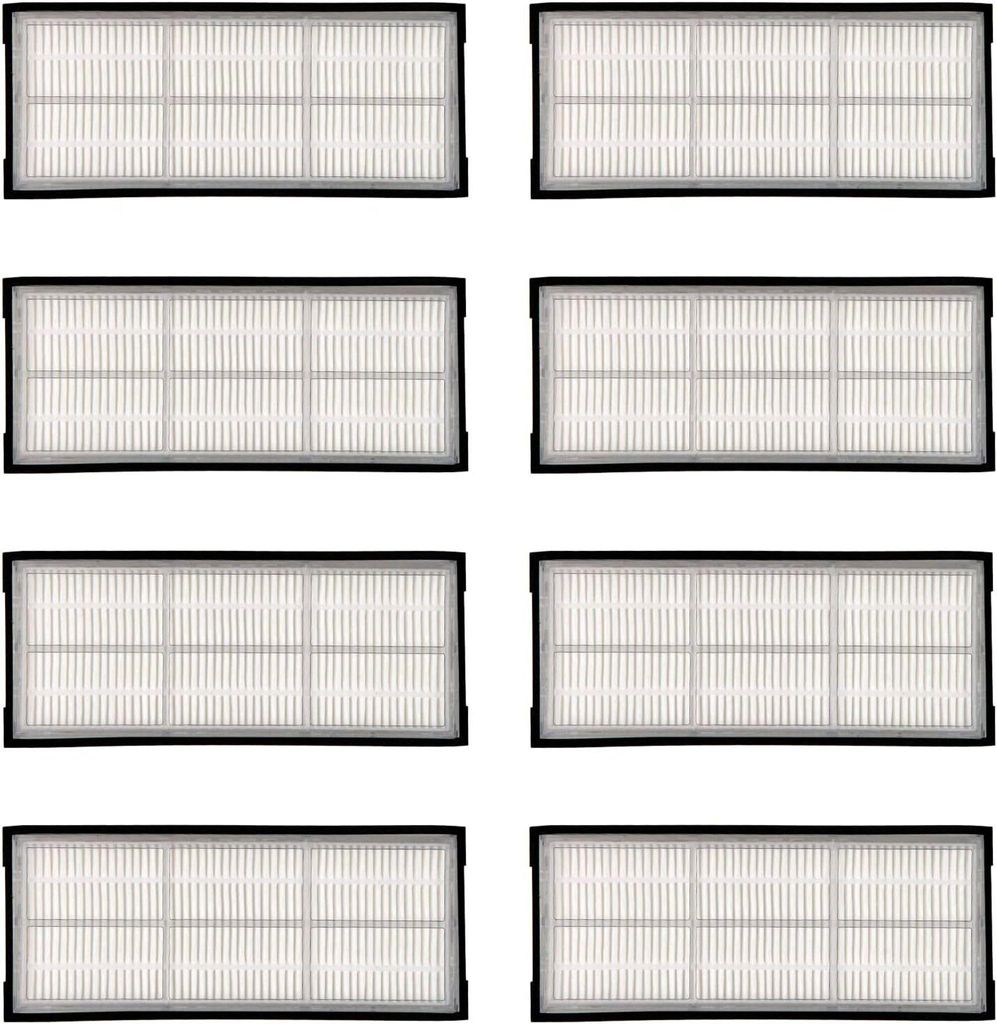 (8 Stück) HEPA-Filter für Roborock S7 S7+ MaxV Plus Ultra S8 Pro S8+, Roboter-Staubsauger-Filter-Zubehör-Kit, Ersatzteile 8 Filter Univers