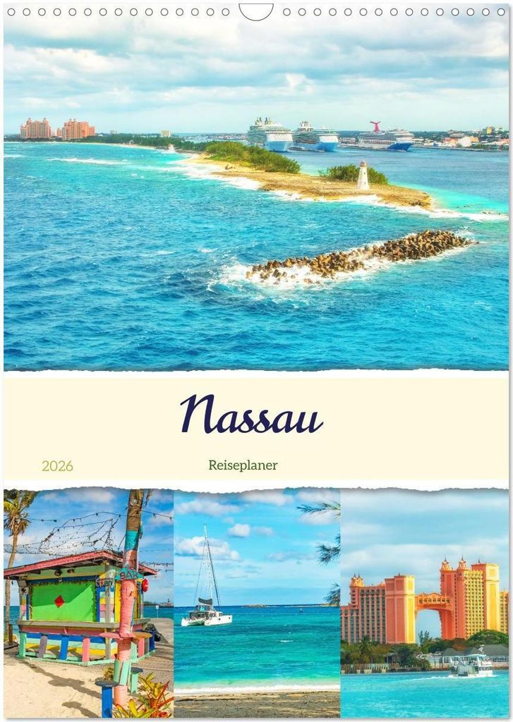 Nassau - Reiseplaner (Wandkalender 2026 DIN A3 hoch), CALVENDO Monatskalender
