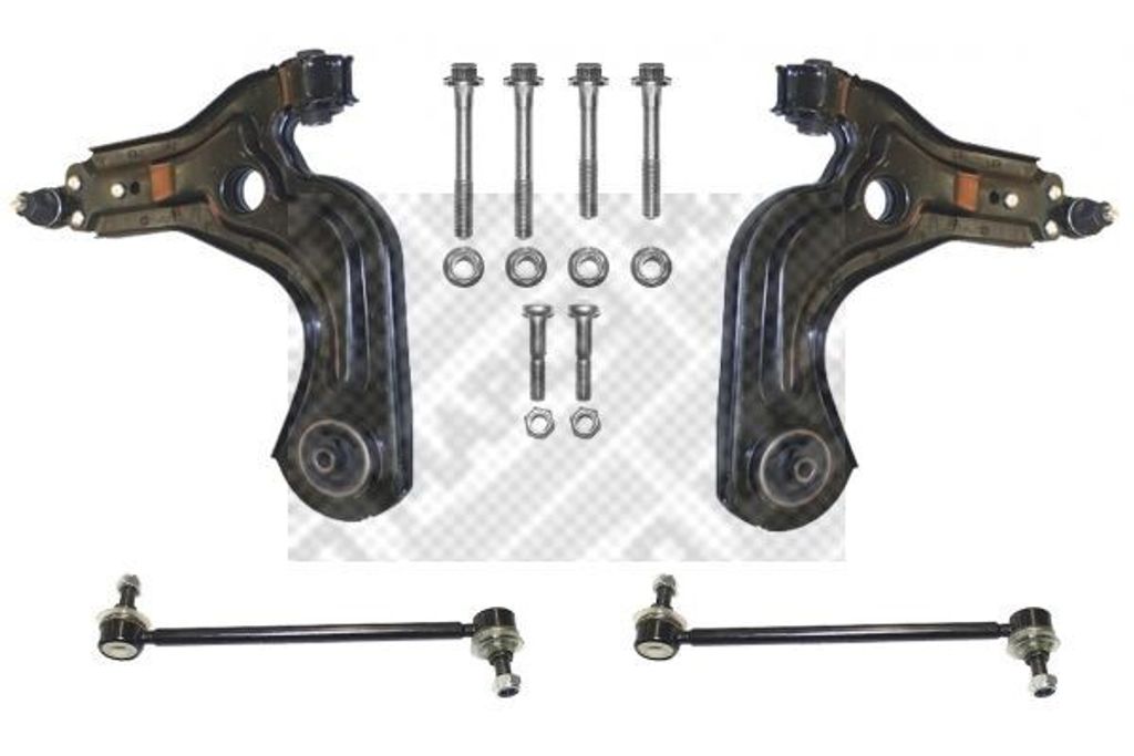 MAPCO Lenkersatz Radaufhängung für FORD Fiesta Mk4 Schrägheck (JAS, JBS) Querlenker 53642/1