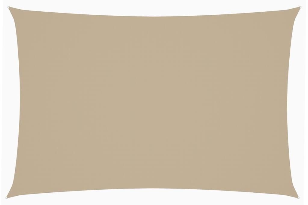 vidaXL Voile d'ombrage Oxford Rectangulaire 2x4 m Beige Image du produit 