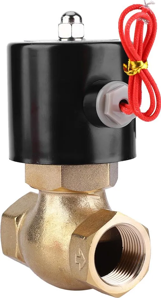Vanne Solénoïde en Laiton Normalement Fermée DC 24V Fluides et Vapeur