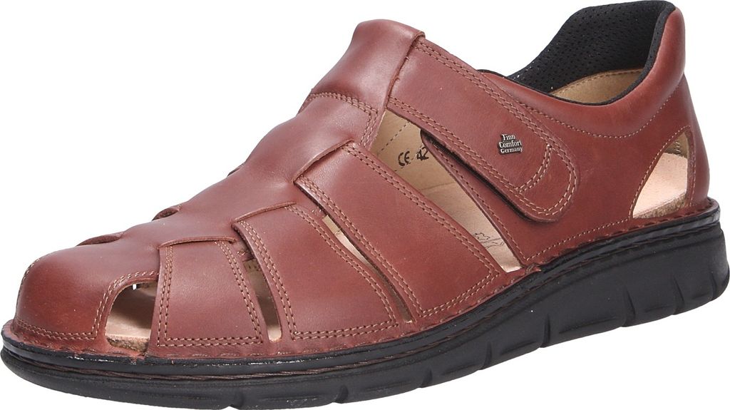 Finn Comfort Copan-S, Carapon (Glattleder), schoko, Klettverschluss, Weichbettung 81541-668130 40