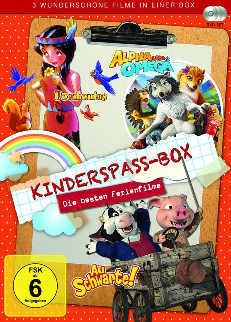 Kinderspass Box - Die besten Ferienfilme (3DVD)