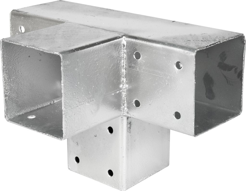 Raccord d'angle pour pergola avec rallonge pour mât 9 x 9 Image du produit 
