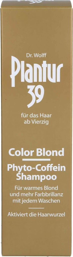 Plantur 39 Color Blond Phyto-Coffein-Shampoo, 250 ml Shampoo
