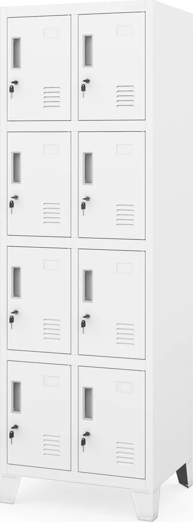 Meuble de rangement pour équipement de sécurité ROBERT 2 Plus blanc