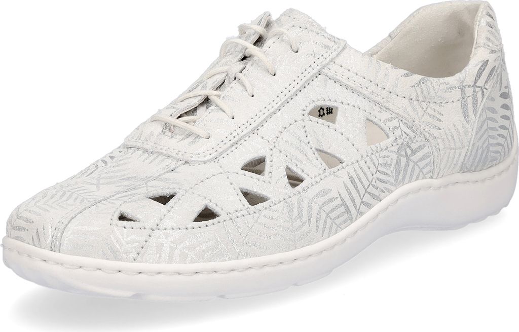 Waldläufer damskie sznurowane buty szary srebrny 6 Zdjęcie produktu 