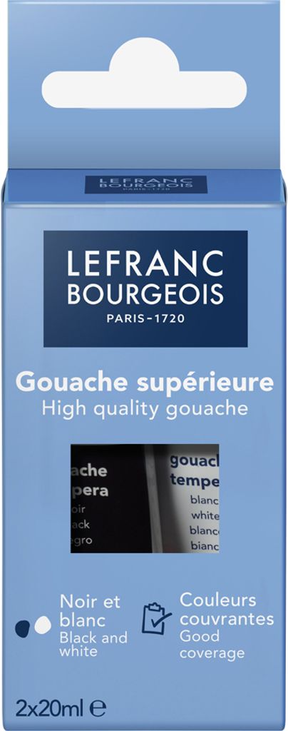 LEFRANC BOURGEOIS Gouachefarbe 2 x 20 ml Etui