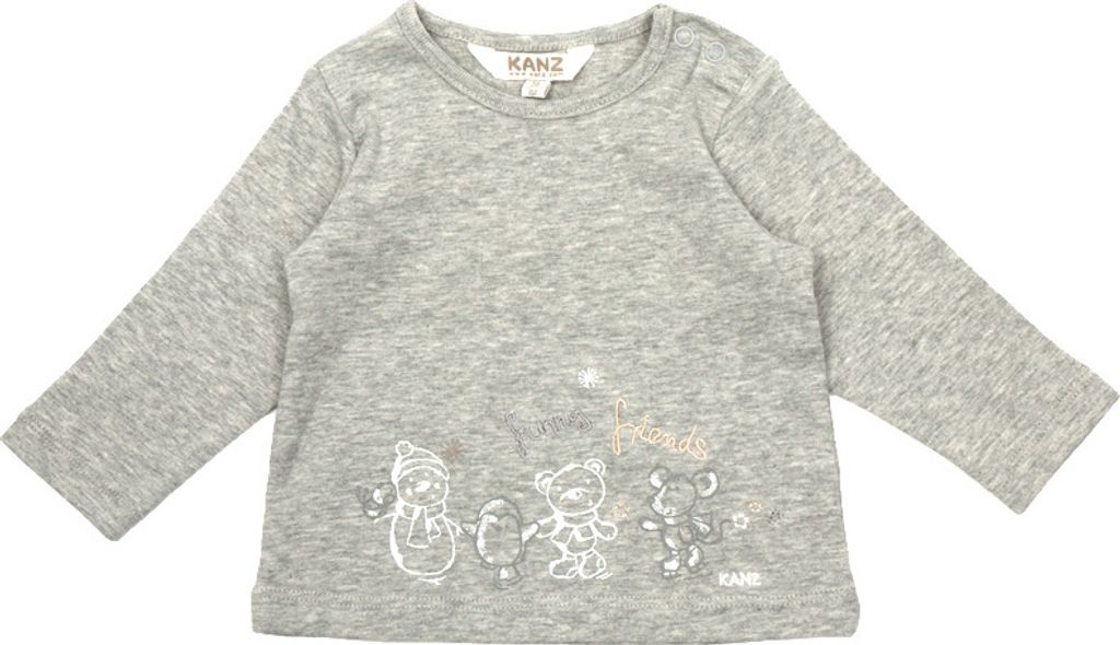 Kanz Graue Langarmbluse für Babys