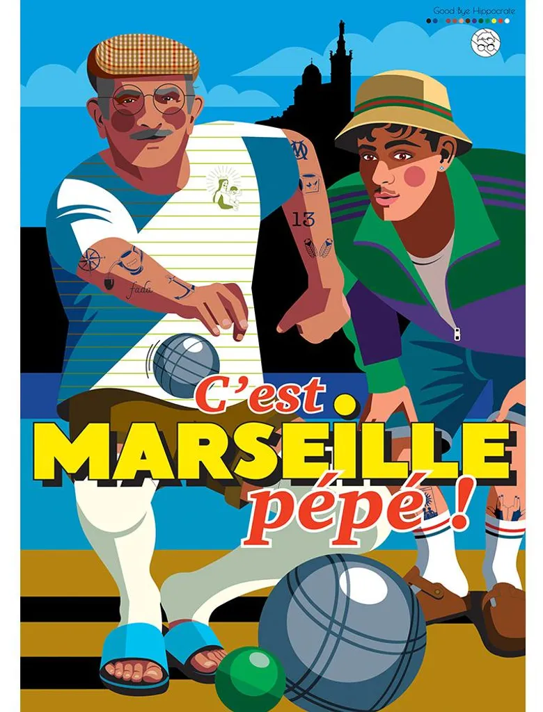Puzzle Détente 1000 pièces Marie-Chantal C'EST MARSEILLE PEPE Loisir Zen