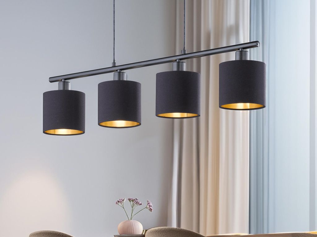 Reality Leuchten Pendelleuchte Tommy 4-flammig, E14, Produktbild 