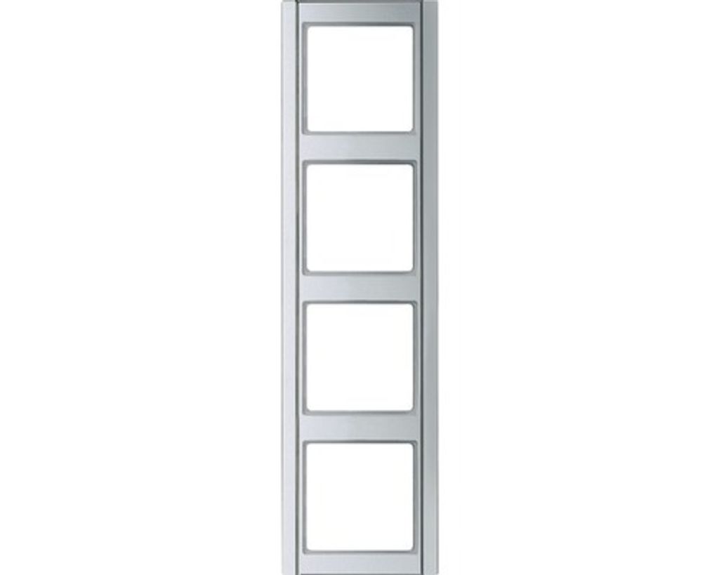 Jung A 584 AL Abdeckrahmen 4-fach aluminium A500 Produktbild 