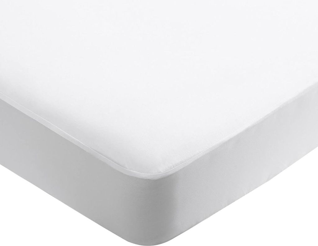 Bedecor Matratzenschoner Wasserdicht Wasserundurchlässige Matratzenauflage Natürlicher Lyocell 120x200 cm Weiß