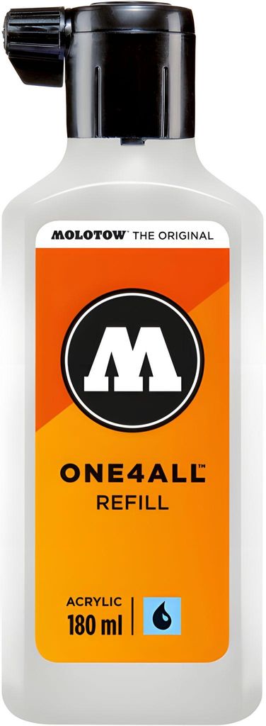 Molotow Nachfüllflasche ONE4ALL ACRYLIC 180 ml, Leerflasche