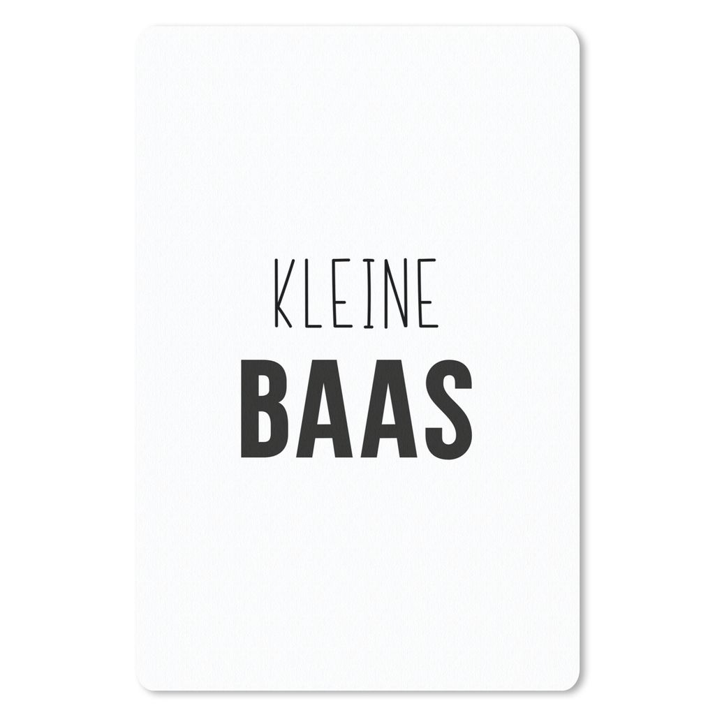 MuchoWow Mauspad Mousepad Sprichwörter - Kleiner Chef - Kinder - Zitate 40x60 cm - Mousepads - Maus Mat - Pad - Mausunterlage - Schreibtisch Acc...