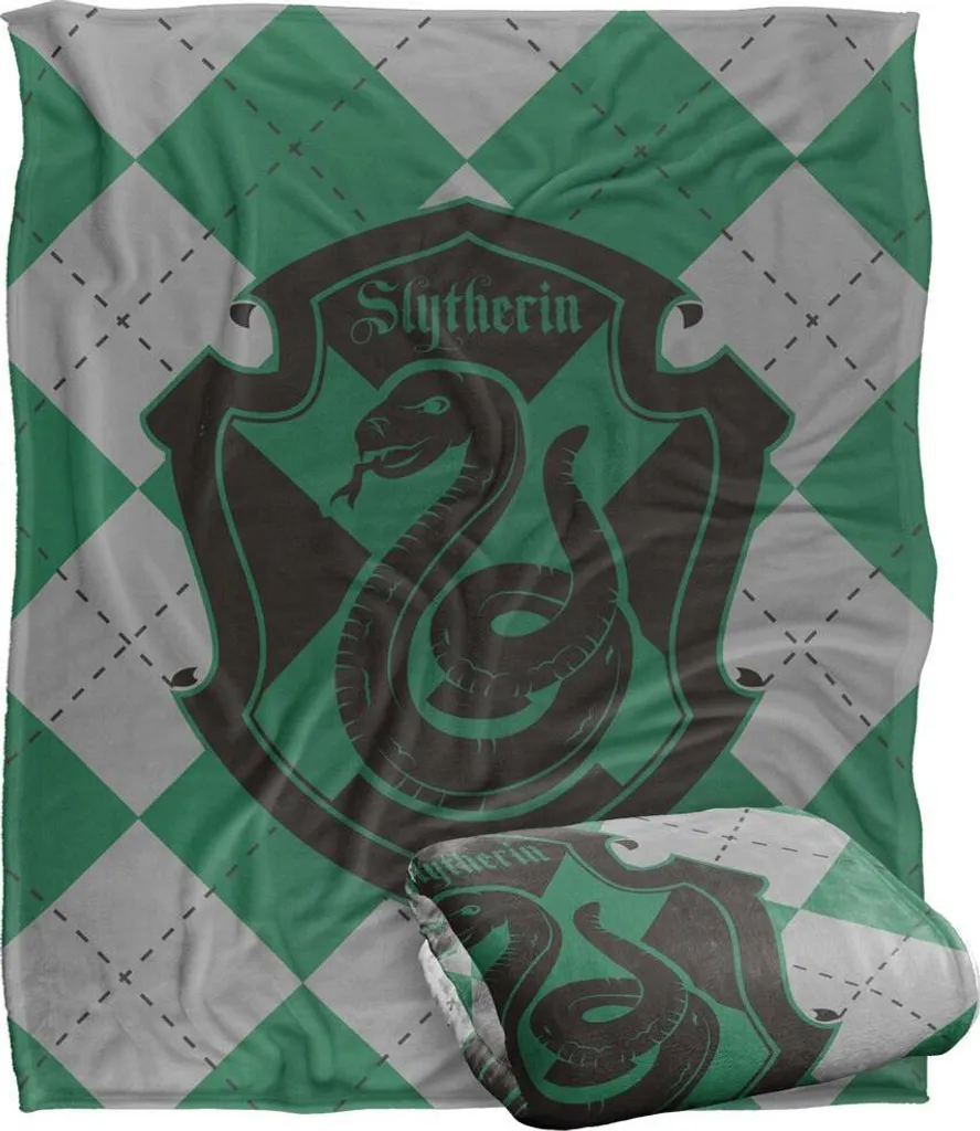 Plaid Harry Potter Serpentard en Polaire Douce - Couverture de Canapé - 2