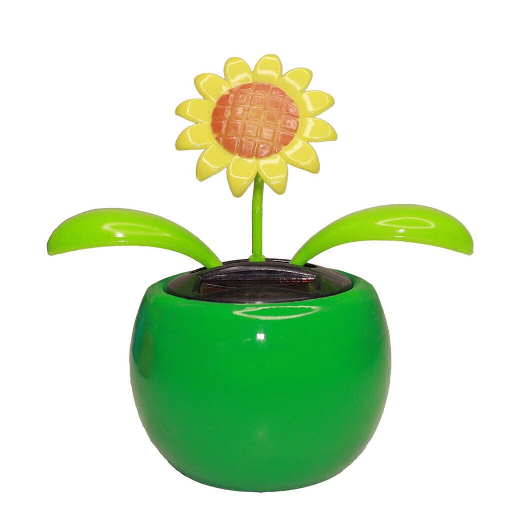 Produktbild von Solar Wackelfigur Blume, Blume Mit Solar Wackelfunktion, Gelb