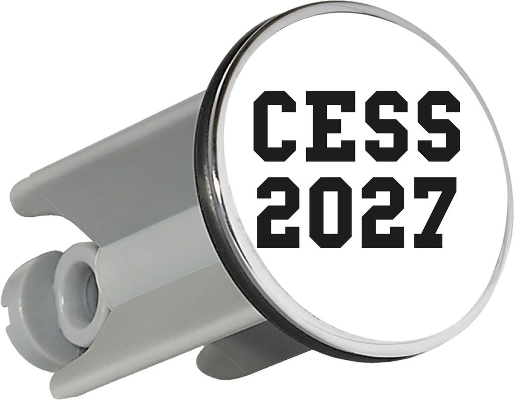 Huuraa Waschbeckenstöpsel CESS 2027 Abschluss Belgien (frz.) 4cm höhenverstellbar Abflussstopfen Geschenkidee
