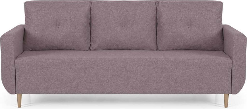 3-Sitzer-Sofa mit Schlaffunktion DORO - Rosa