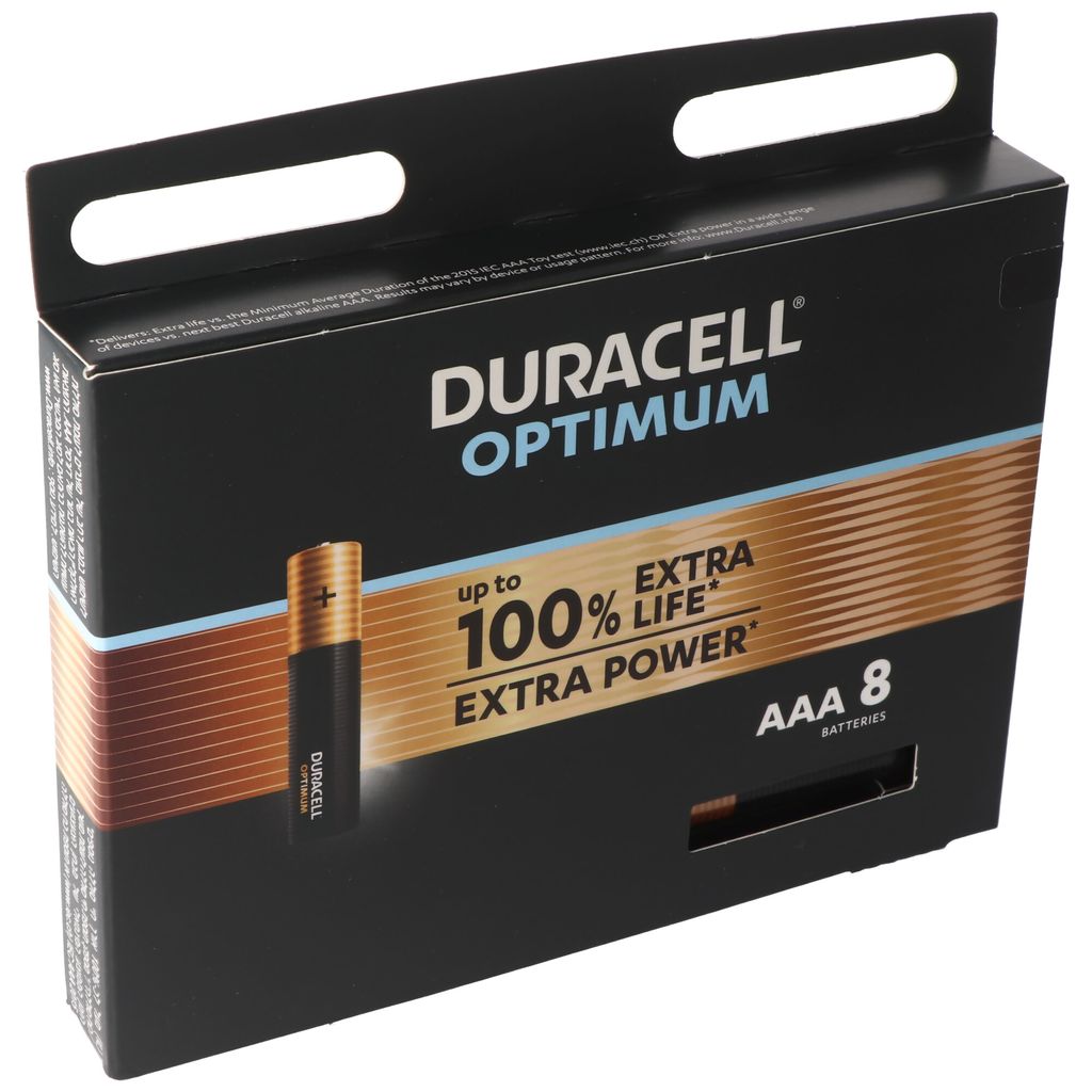 Duracell Optimum AAA Mignon alkalické baterie 1,5V LR03 Obrázek produktu 
