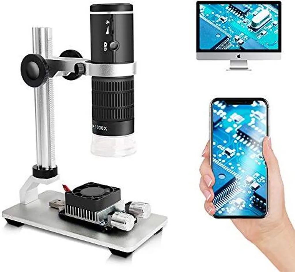 Microscopio Digitale WiFi 1000x HD per iPhone e PC - Offerta Shop