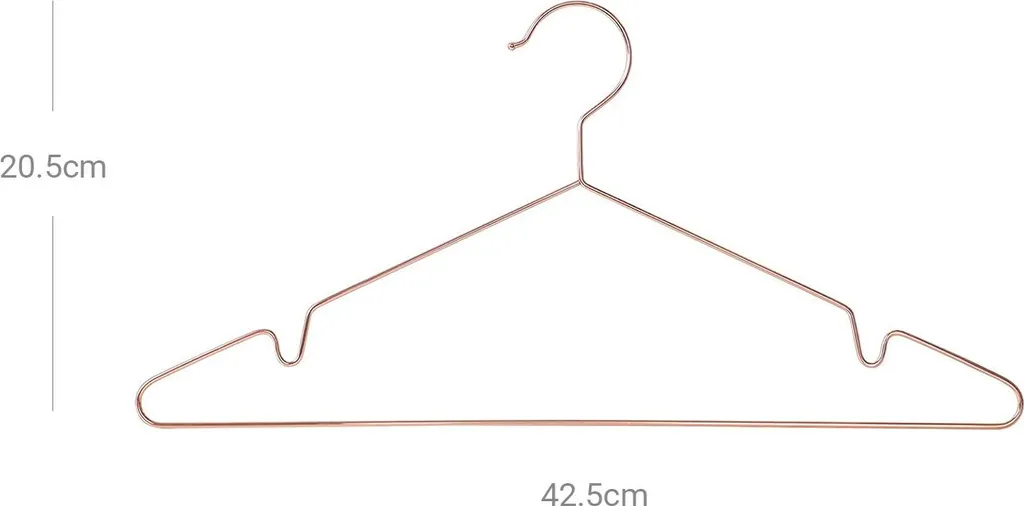 Grucce Appendini per abiti SHOP ONLINE. Gruccia con clips in crist