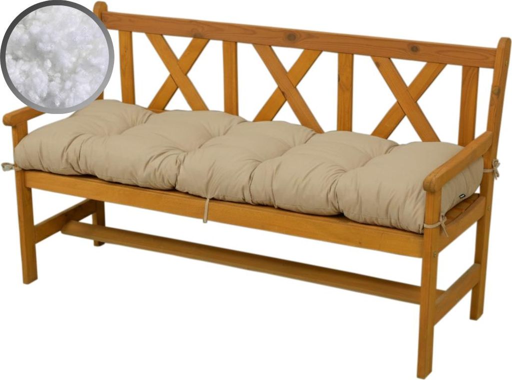 AMPO Bankauflage Bankkissen Sitzkissen Polser für Gartenbank Hollywoodschaukel 160 cm