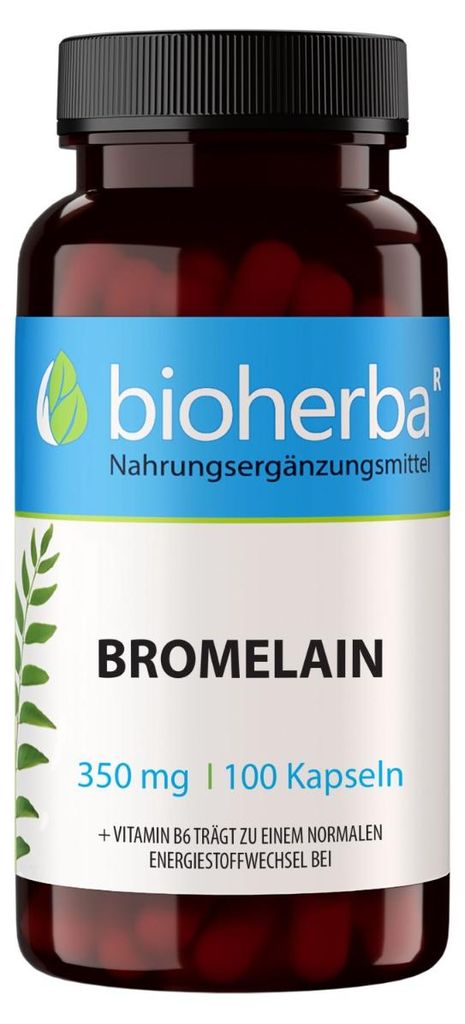 Bioherba Bromelain 350 mg 100 Kapseln Produktbild 
