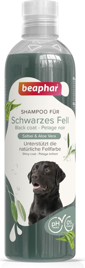 Beaphar - Hunde Shampoo für schwarzes Fell - 250 ml Produktbild 