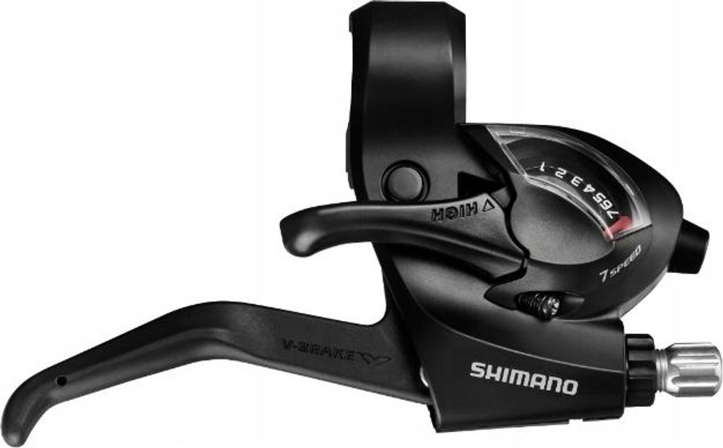 Shimano ST-EF41 7-Gang Tourney Schalthebel, hinten rechts, mit Edelstahlkabel