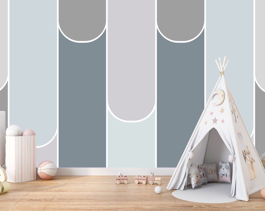 DECO WALLS Fototapete Kinderzimmer Sparren - Außergewöhnliche Haltbarkeit XXL 148x220 cm