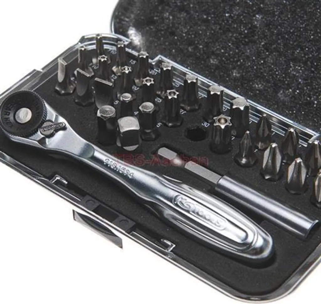 Coffret d'embouts de précision 1/4' KS Tools CHROMEplus 31 unités - 8
