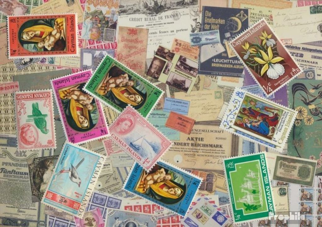 Briefmarken Kaimaninseln 10 verschiedene Marken
