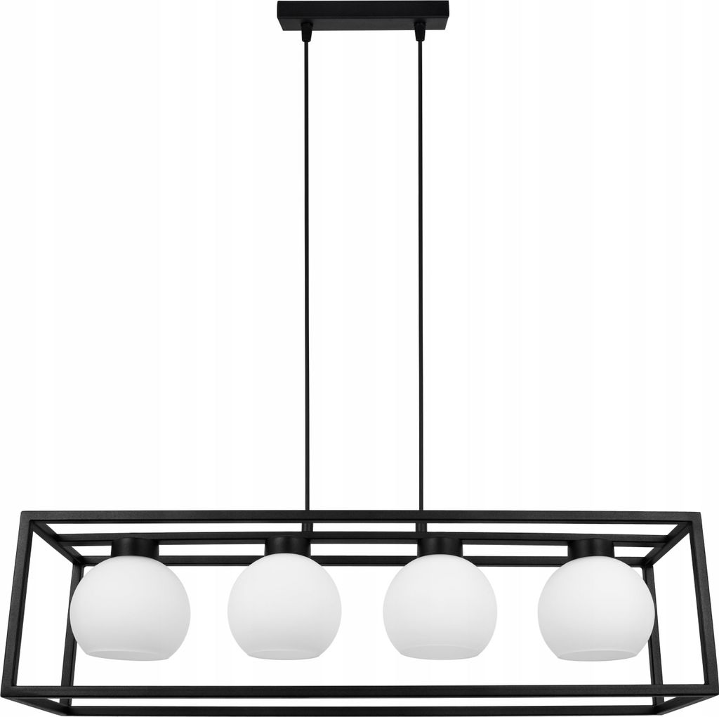 Hängelampe Käfig elegante Glaskugel Produktbild 