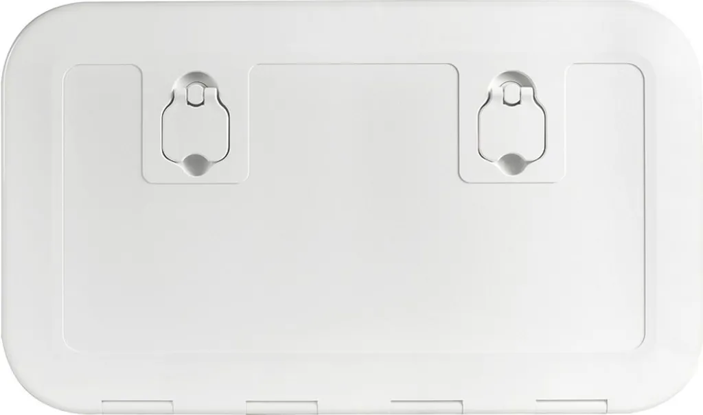 Trappe d'inspection affleurante RAL 9010 600x350 mm pour cloisons et murs