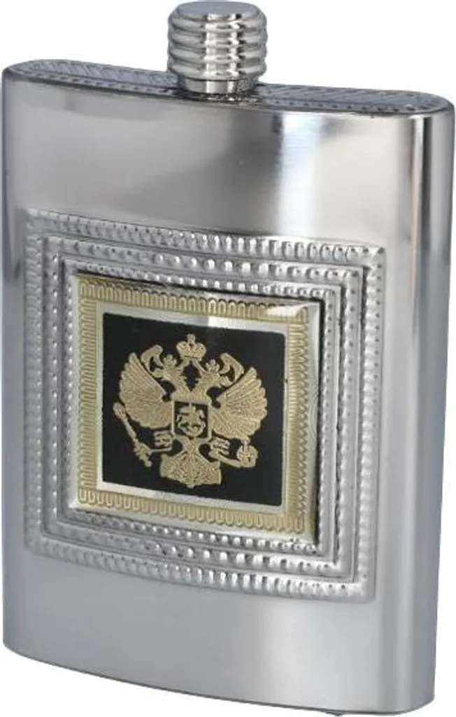Fiaschetta Gentelo 237ml Acciaio Inox Aquila Polacca Argento Shop