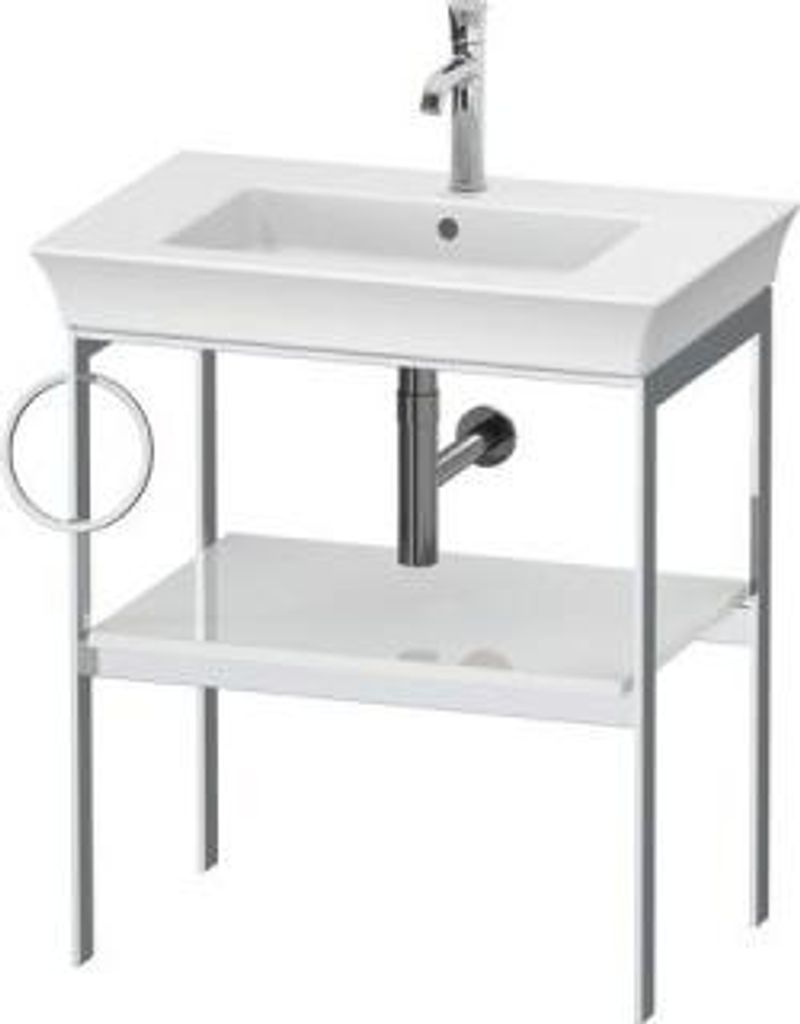 DURAVIT WT4543L8585 Metallkonsole bodenst. White Tulip