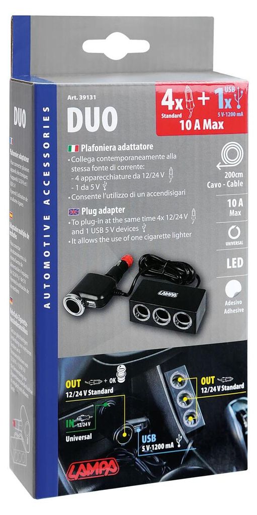 LAMPA Zigarettenanzünder-Verteiler zigaretenanzünder 39131 Produktbild 