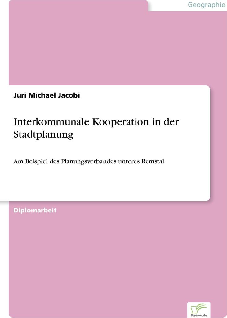 Interkommunale Kooperation in der Stadtplanung