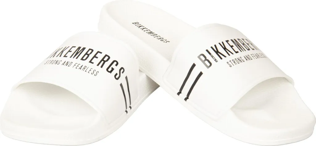 Sandales de plage BIKKEMBERGS BKK3MSR02 homme 42 PVC rayé - Noir/Blanc