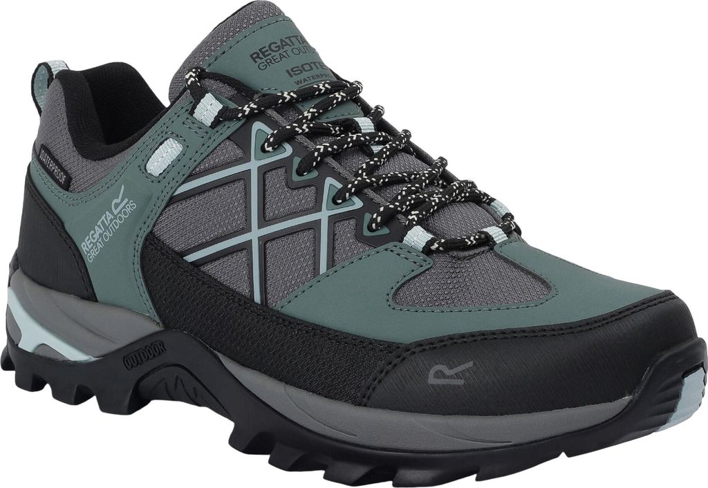 Regatta - Damen Wanderschuhe "Samaris III" RG10050 (38 EU) (Fichtengrün/Granitgrau)