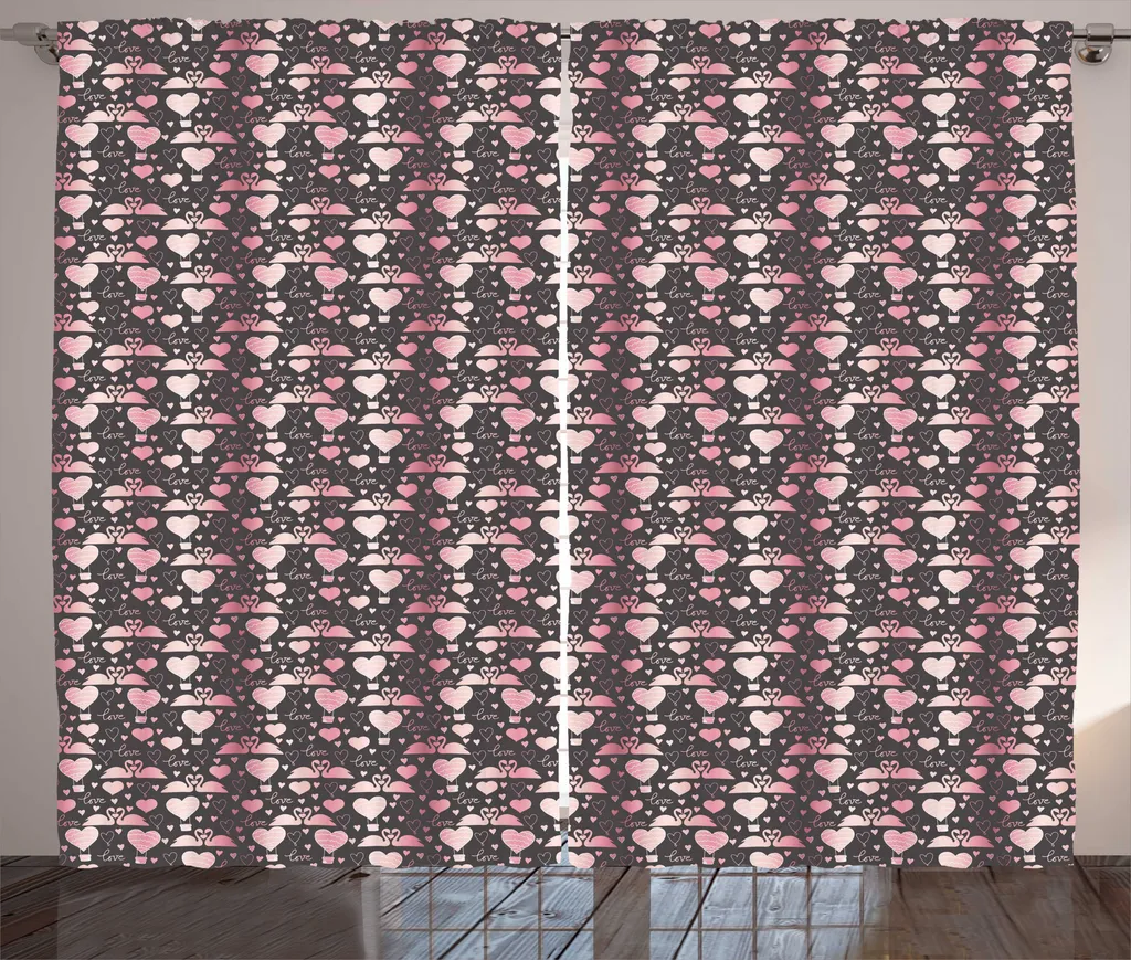ABAKUHAUS Tenda San Valentino 280x175 cm Grigio Rosa | Arredo Rustico