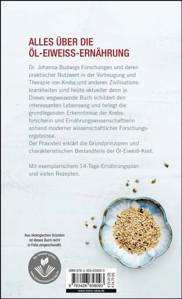 Rééquilibrage Alimentaire Die Original-Öl-Eiweiß-Kost - Énergie et Vitalité