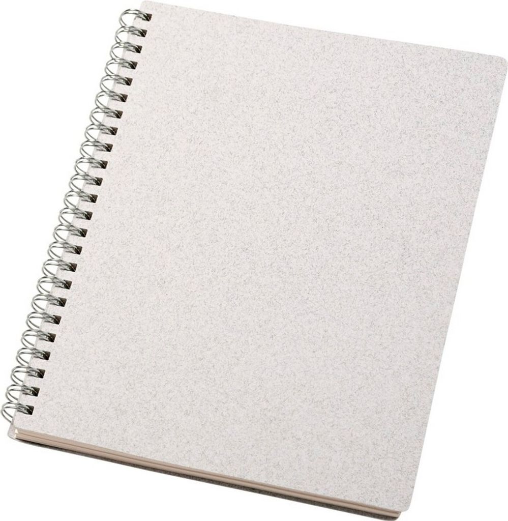Luxe - Notizbuch "Bianco Wire-o", A5 PF3388 (Einheitsgröße) (Weiß)
