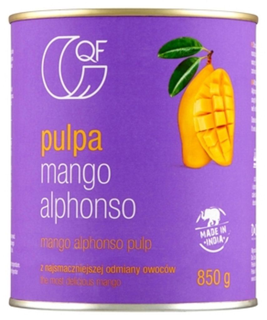 QF Alphonso Mango Fruchtfleisch ohne Zuckerzusatz 850 g Produktbild 