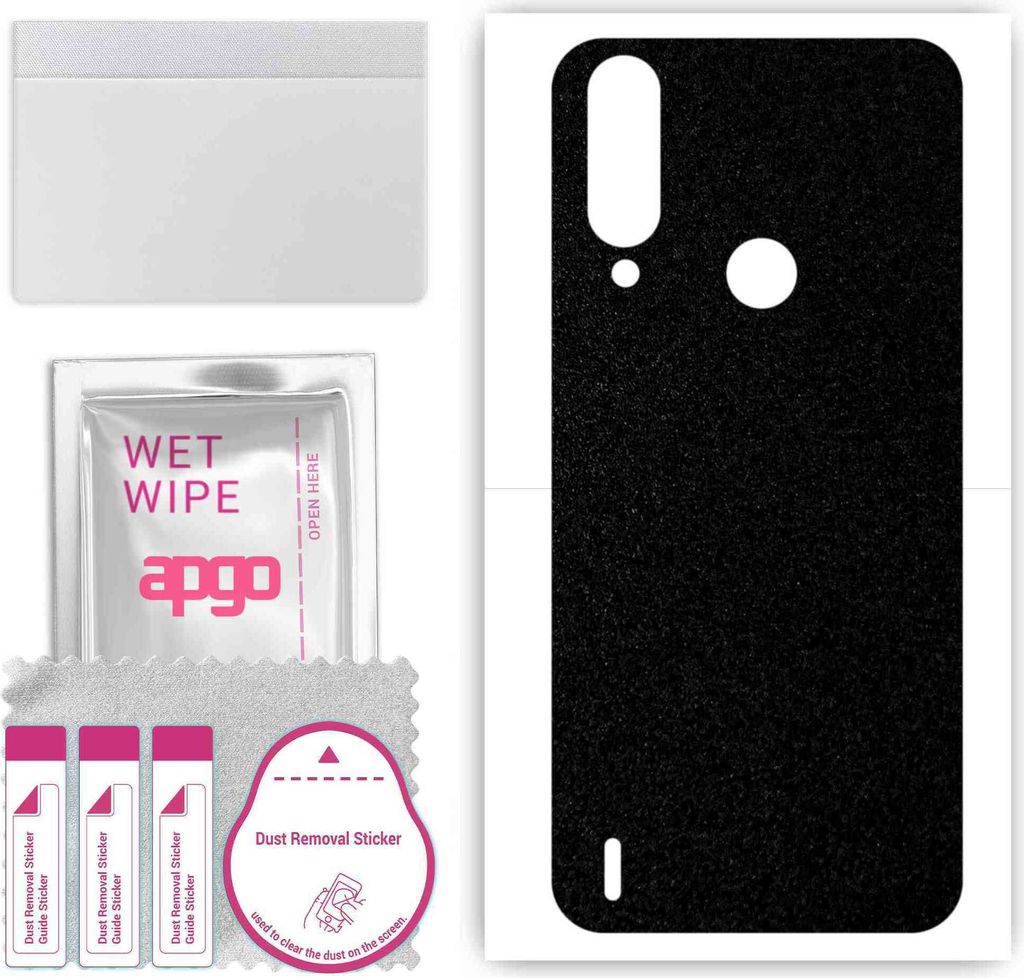 apgo Rückseite Schutzfolie, Skin, kompatibel mit HTC Wildfire R70, Hinten Displayschutzfolie aus Vinylfolie, kratzfest, einfache Montage - Mattsch...