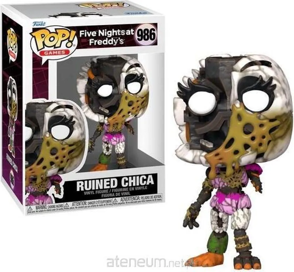 Figurine Funko Pop! Ruined Chica Premium - Finition Détaillée Vinyle